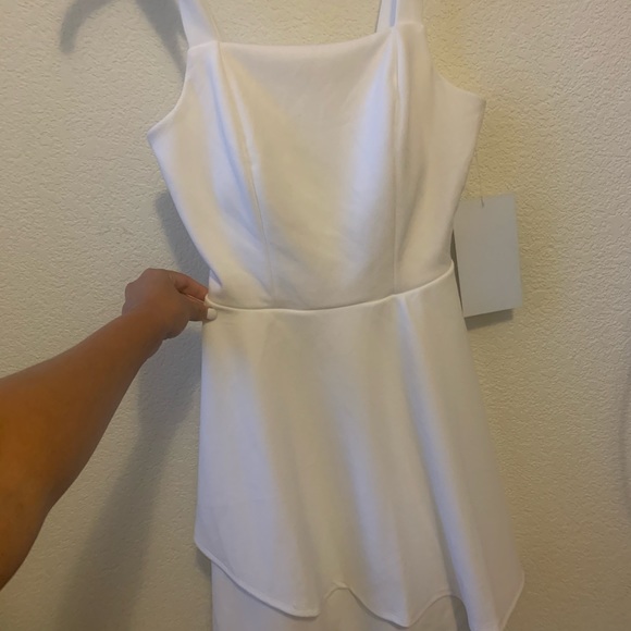White Ruffle Dress - Picture 2 of 2